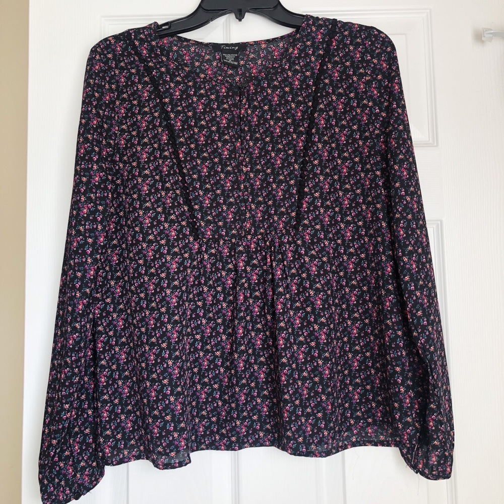 Fleming Floral Peplum Top